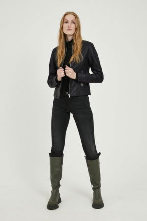 B-Young Acom Biker Black Jacket - My Sally West