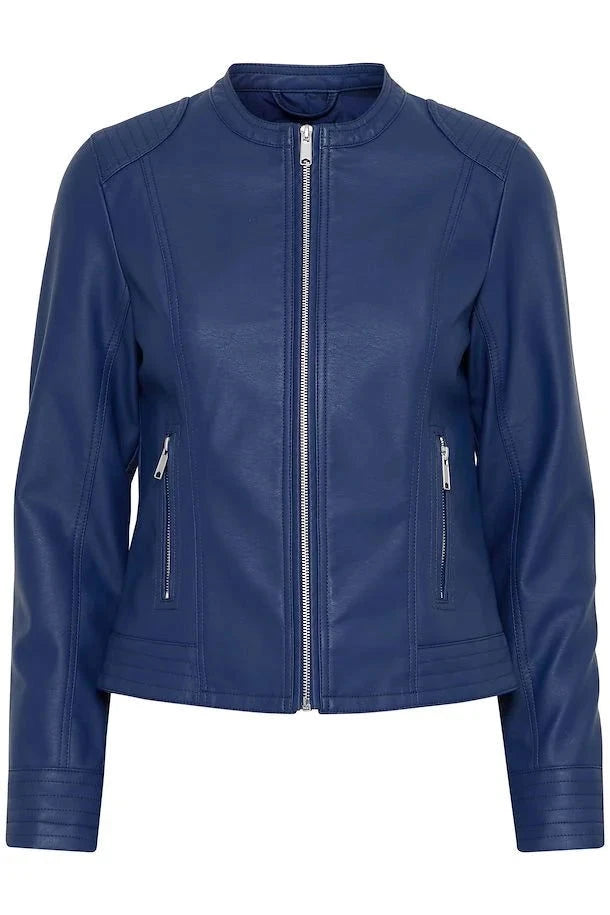 BY Acom Leather Jacket - My Sally West