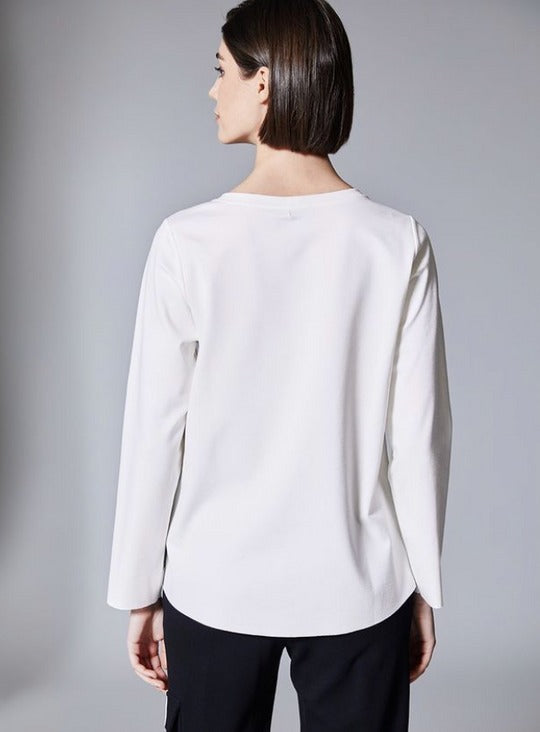 Peruzzi Flock Print Top