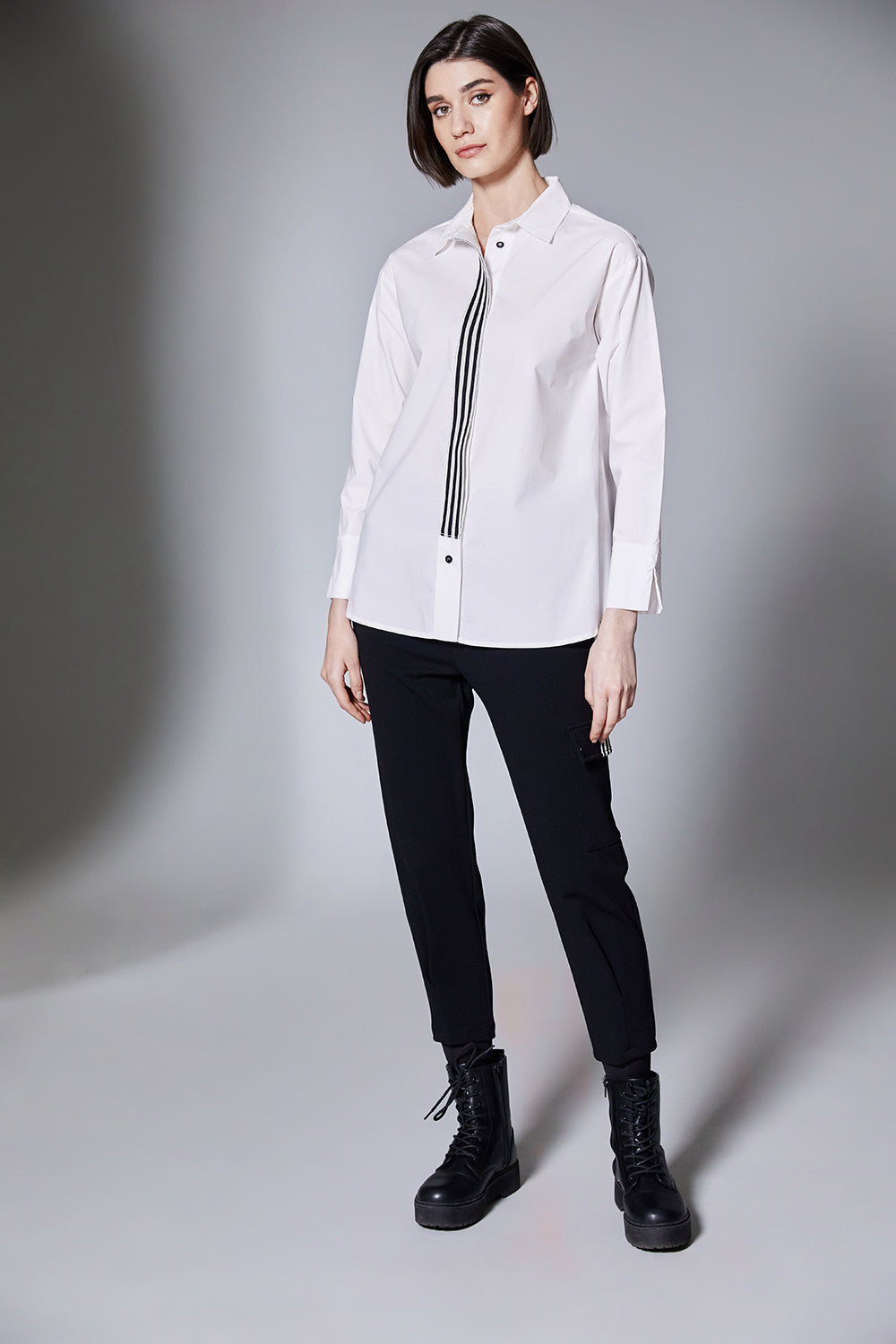Peruzzi Centre Stripe Shirt