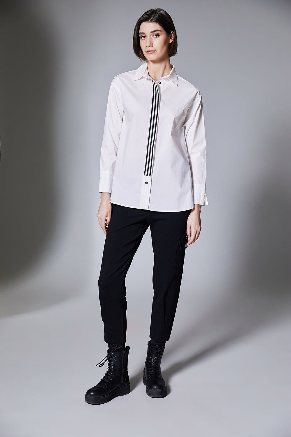 Peruzzi Centre Stripe Shirt