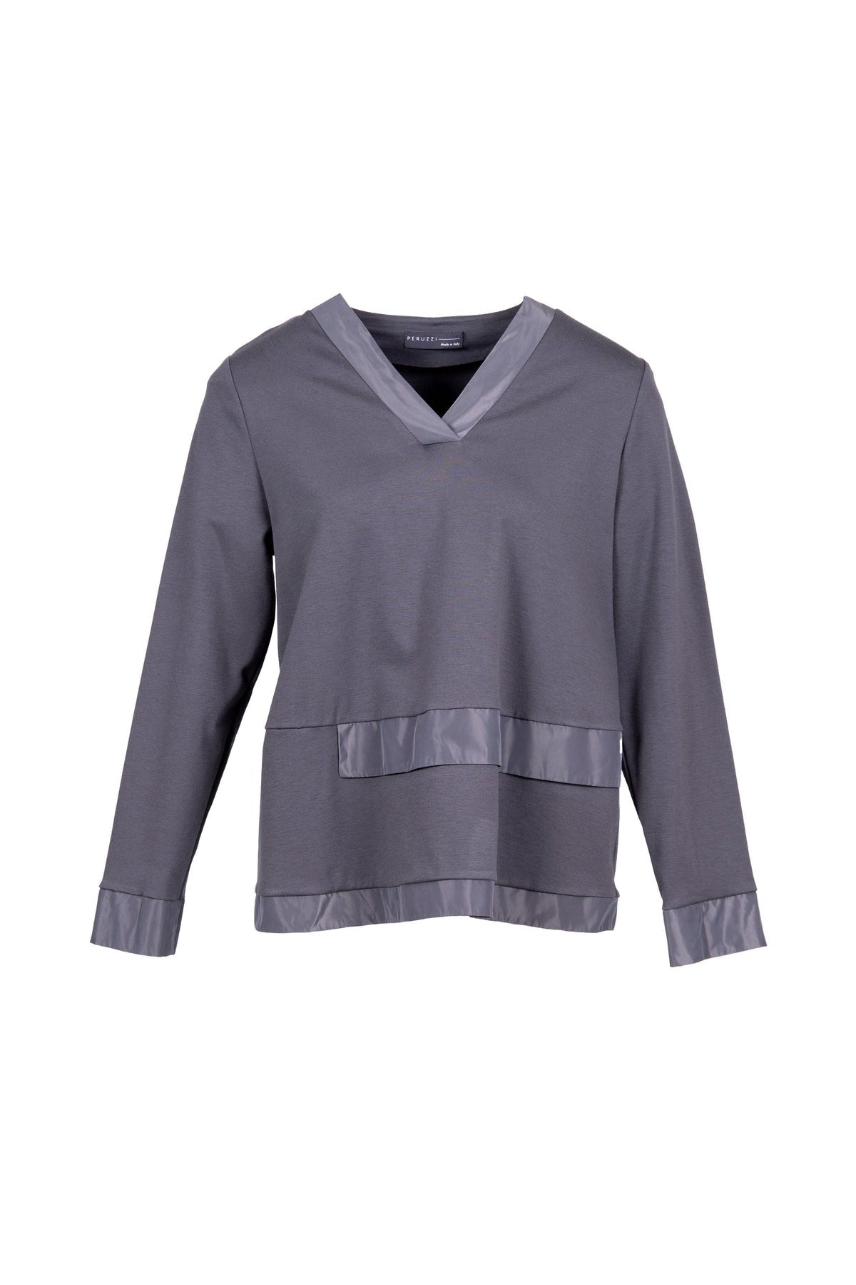 Peruzzi Taffeta Trim Top