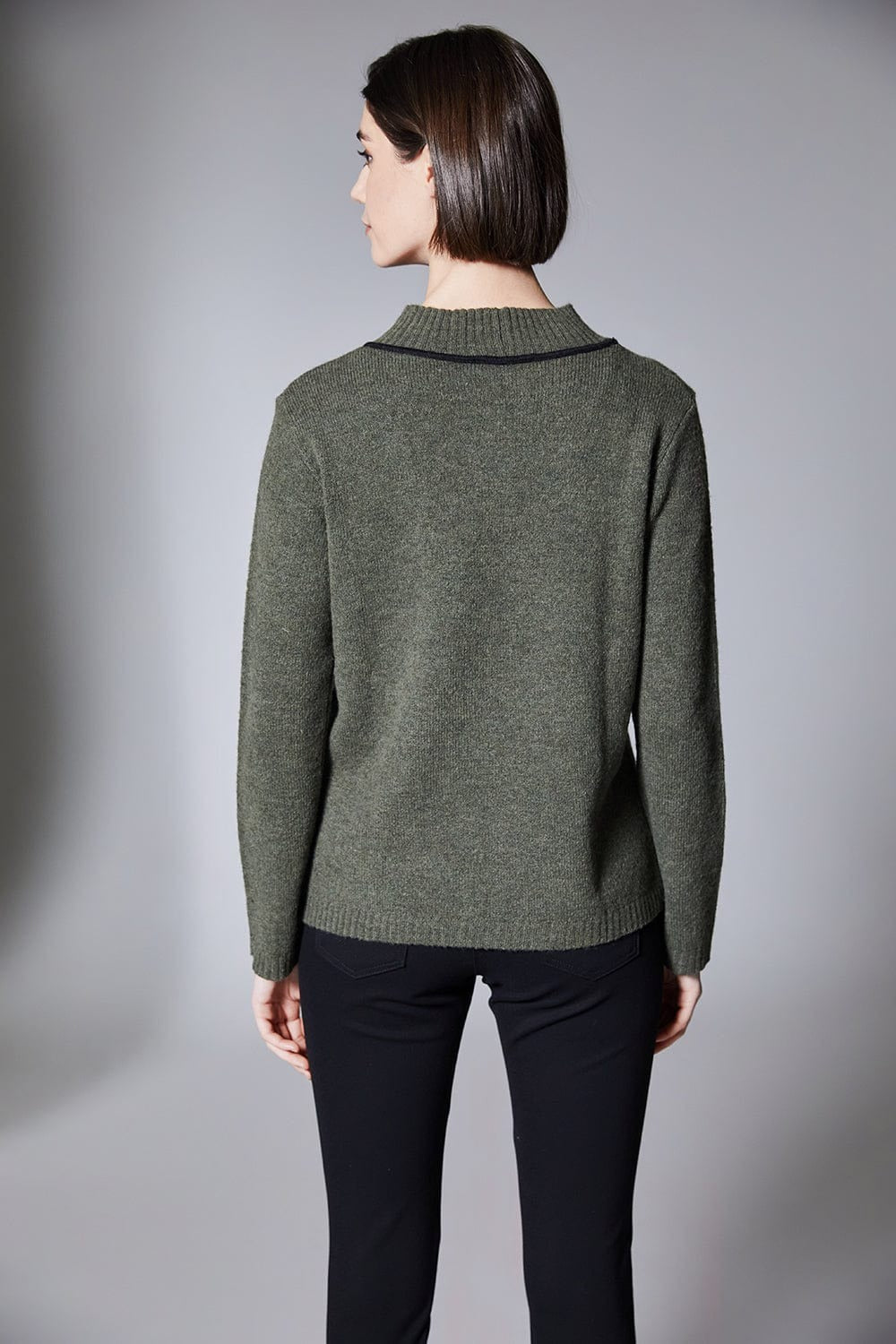 Peruzzi Zip Front Knit