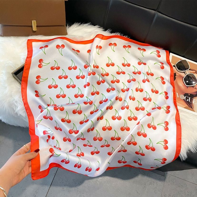 Red Cherry Scarf F3213