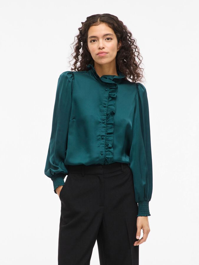 VILUTTO FRILL SHIRT