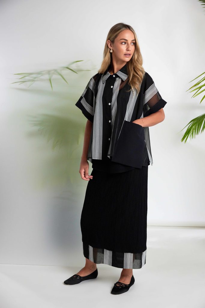 Naya Embossed Skirt Nas26258