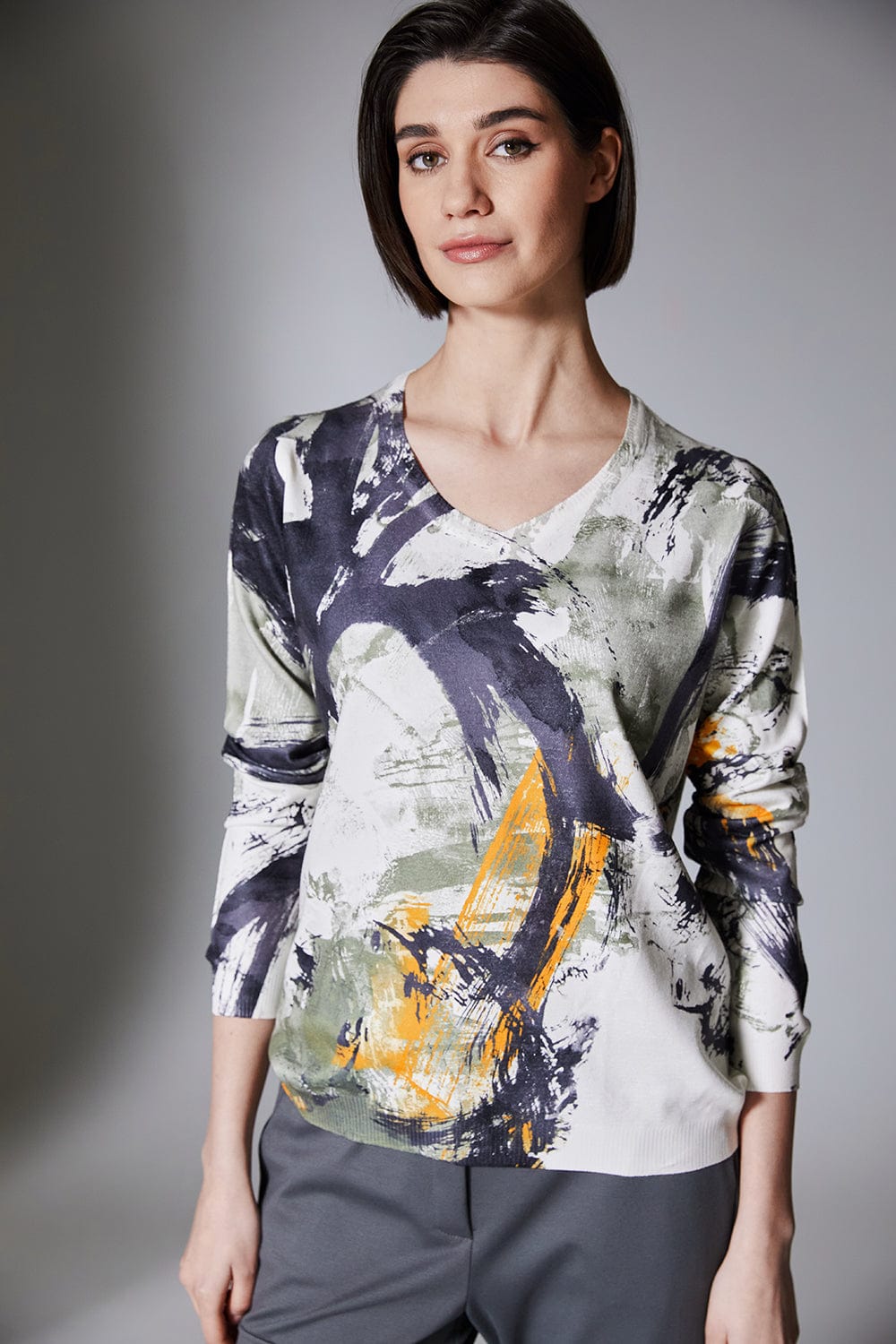 Peruzzi Paint Swirl Knit