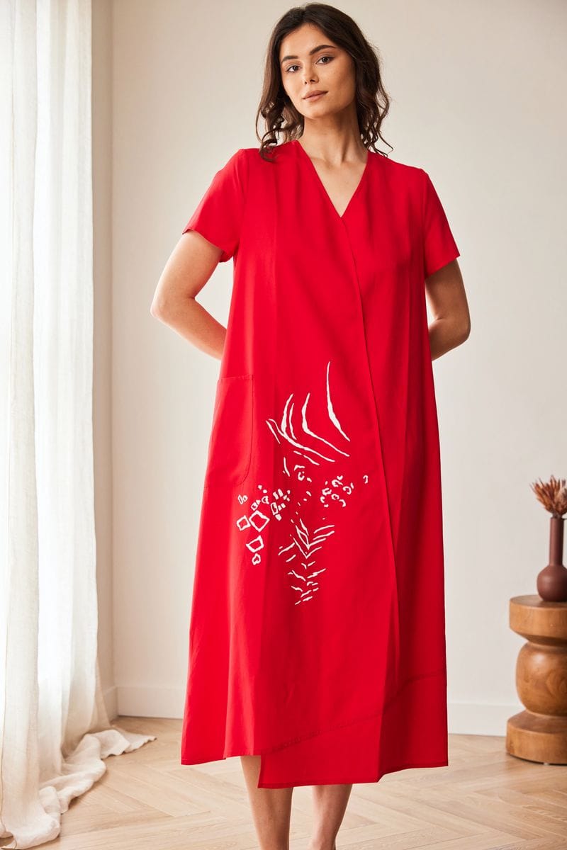 PERUZZI Rubber Detail Dress