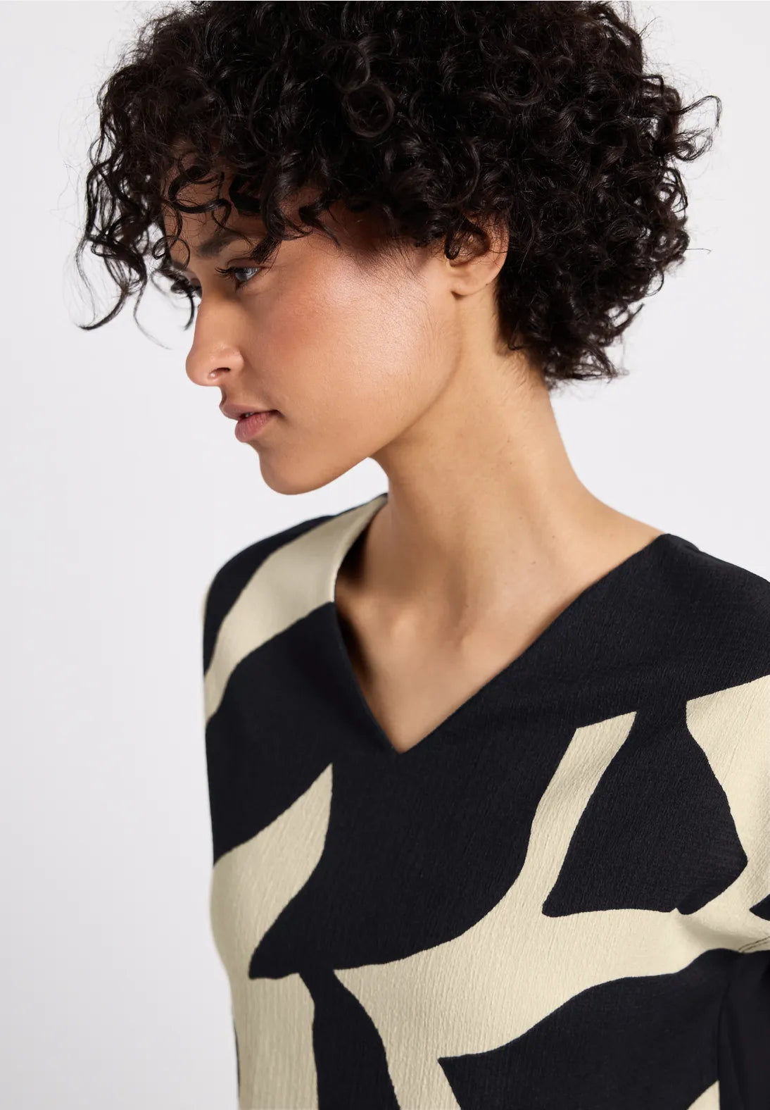 Street One Mix Material Top
