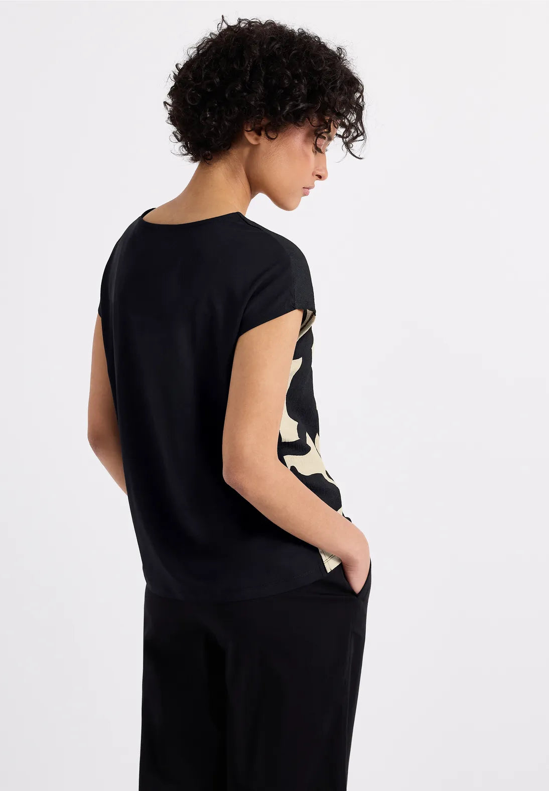 Street One Mix Material Top