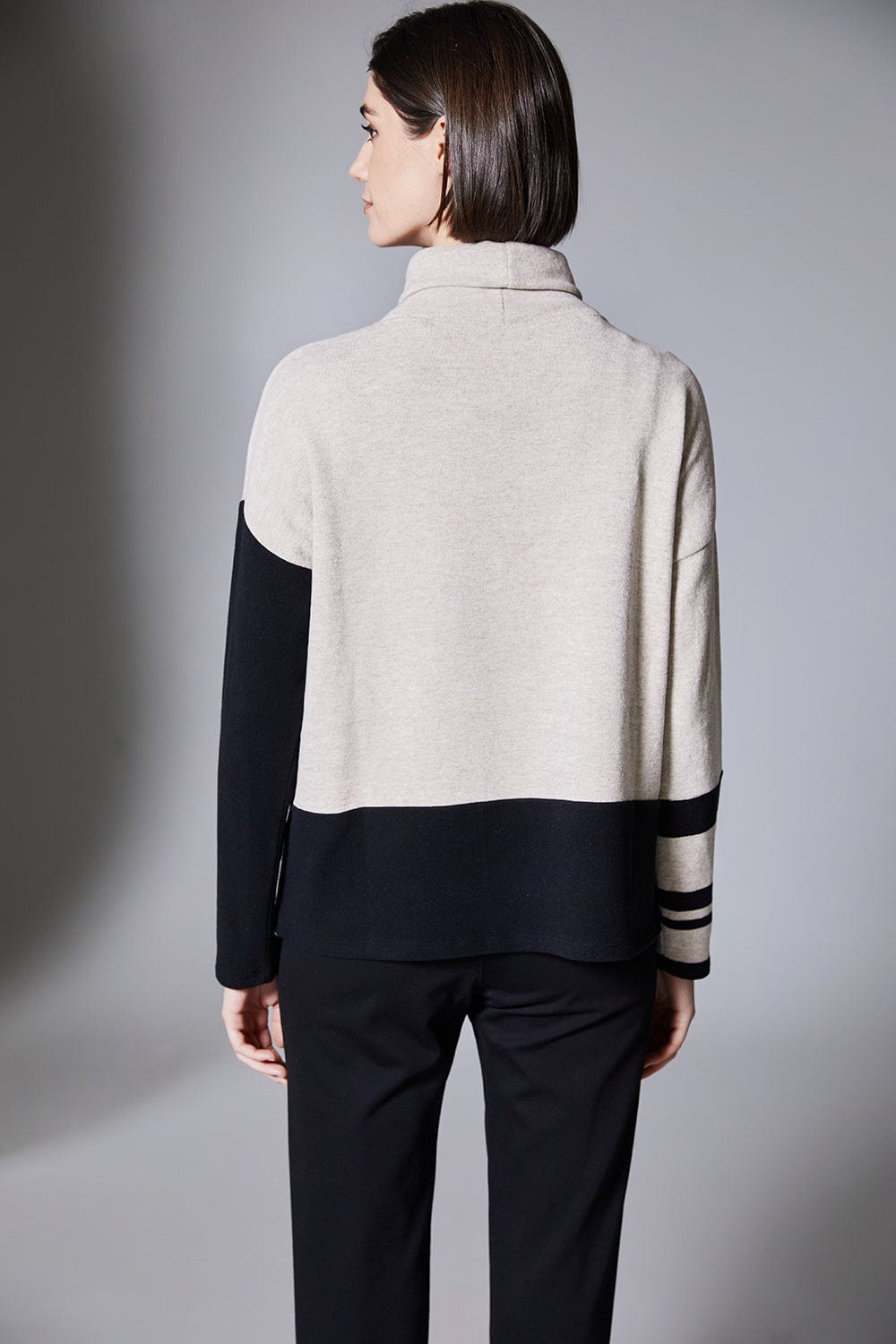 Peruzzi Stripe Colour Block Knit