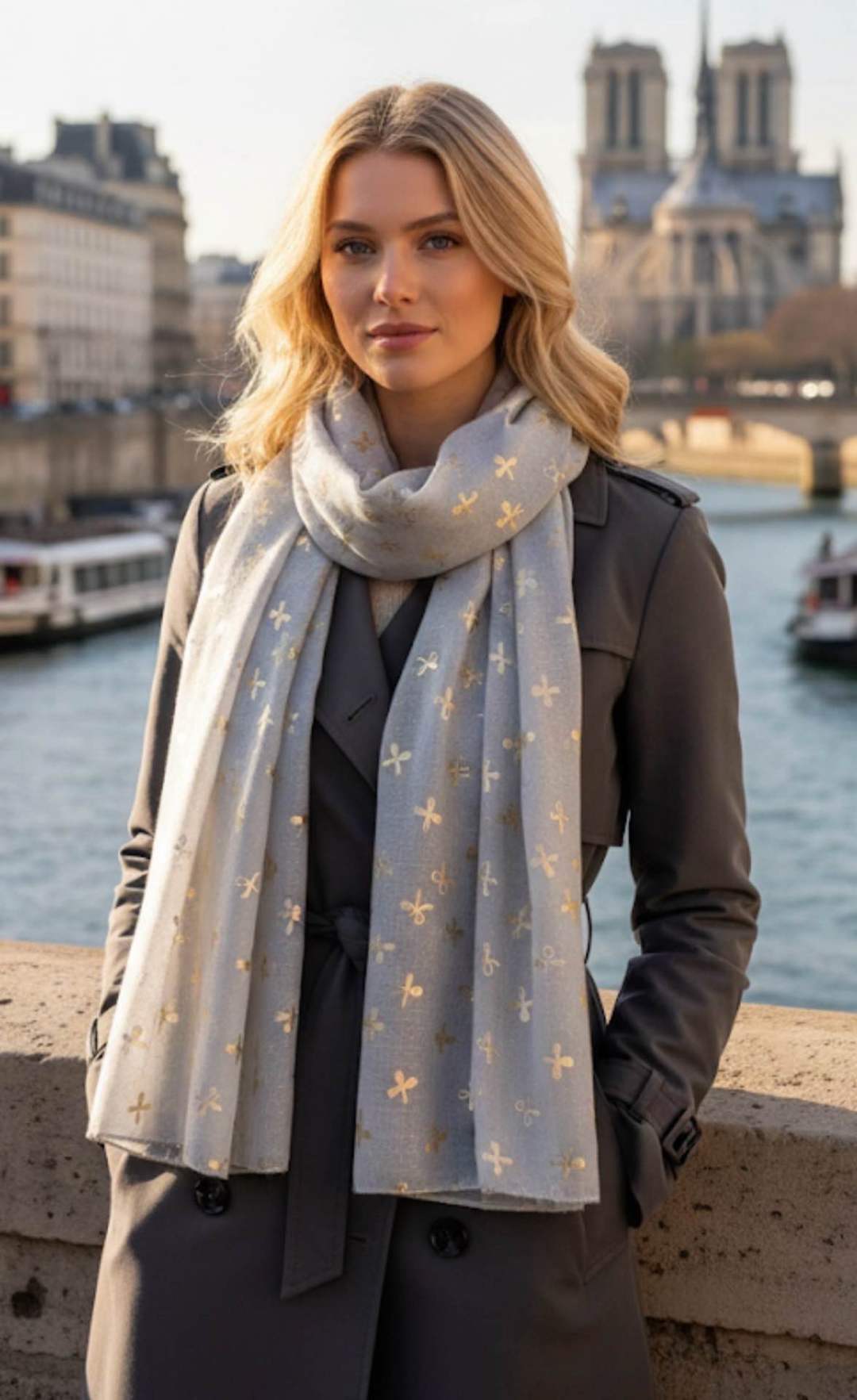 Bow Scarf F1604