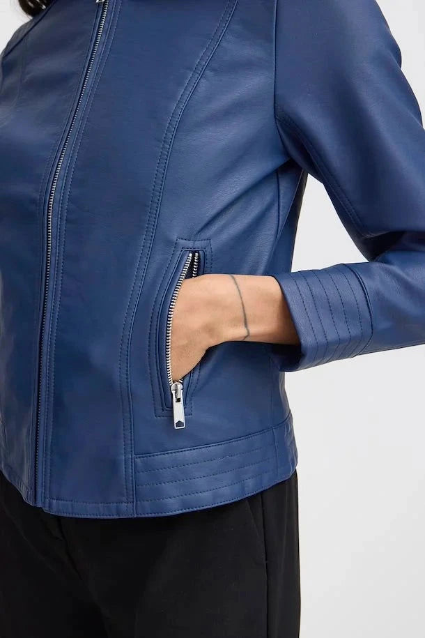BY Acom Leather Jacket - My Sally West