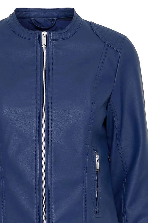 BY Acom Leather Jacket - My Sally West