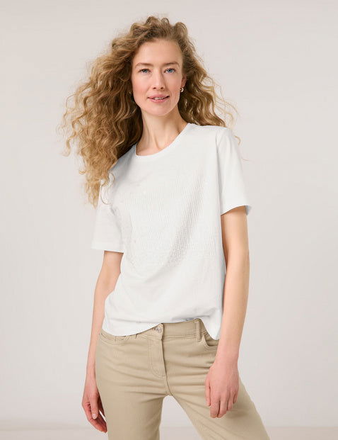 Gerry Weber Embossed T-shirt - My Sally West
