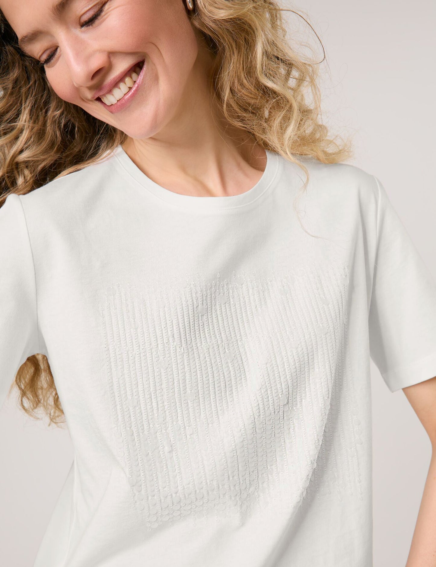 Gerry Weber Embossed T-shirt - My Sally West