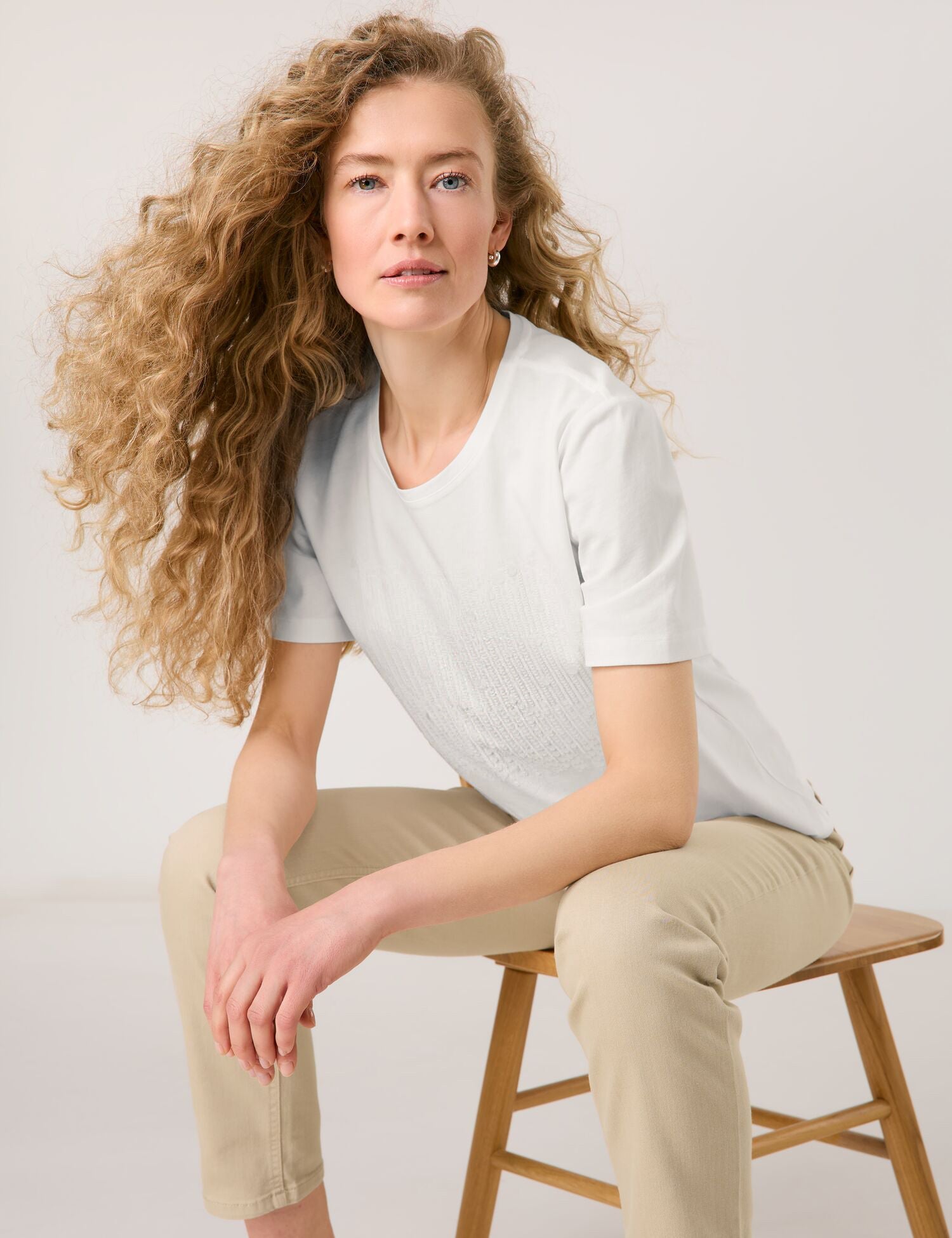 Gerry Weber Embossed T-shirt - My Sally West