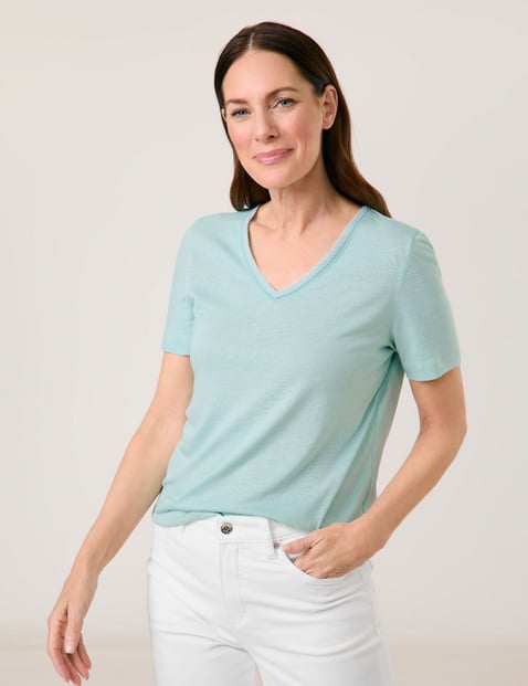 Gerry Weber Linen Mix Top - My Sally West