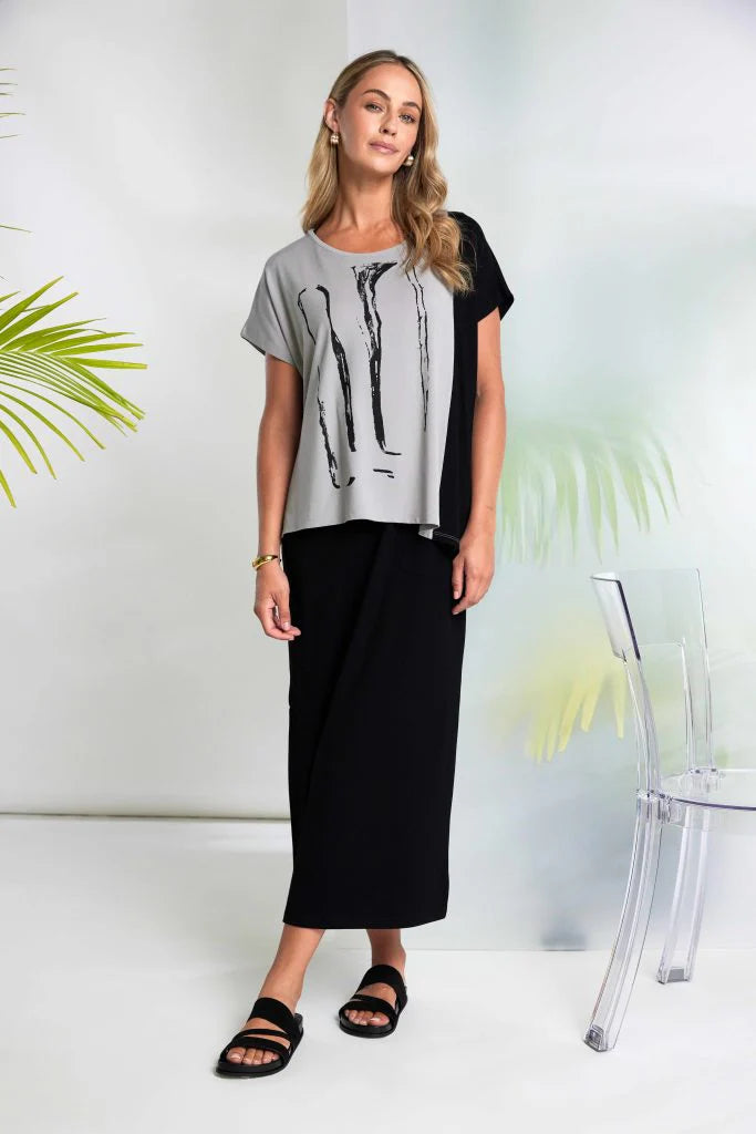 Naya Placement Print Top Nas26119
