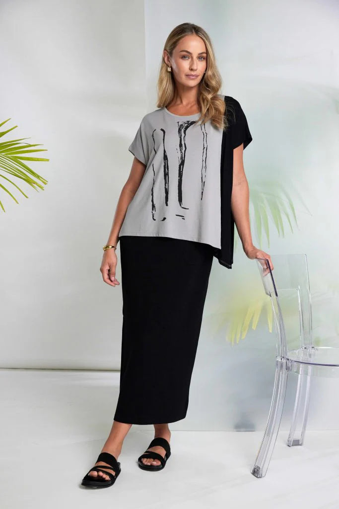 Naya Placement Print Top Nas26119