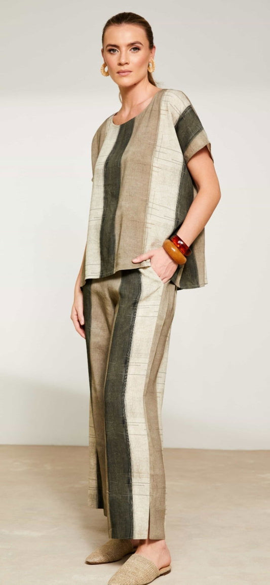 Naya Scratch Print Trouser - My Sally West