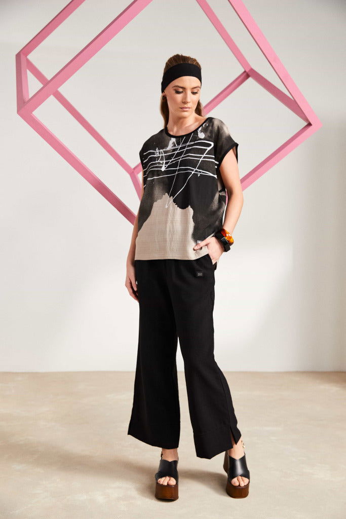 Naya Spray Border Top - My Sally West