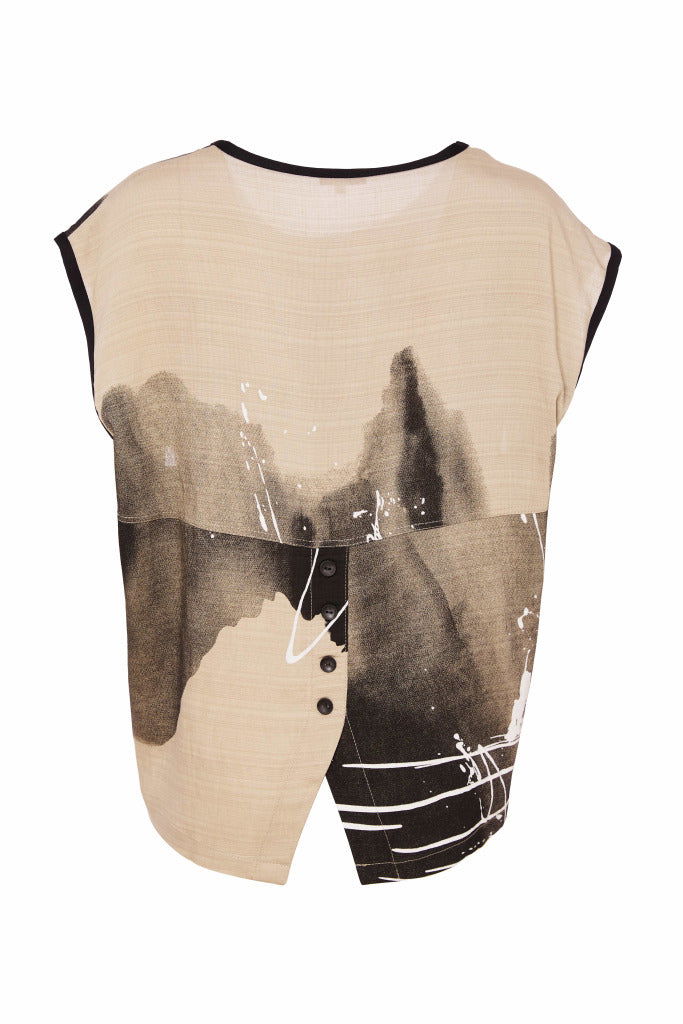 Naya Spray Border Top - My Sally West