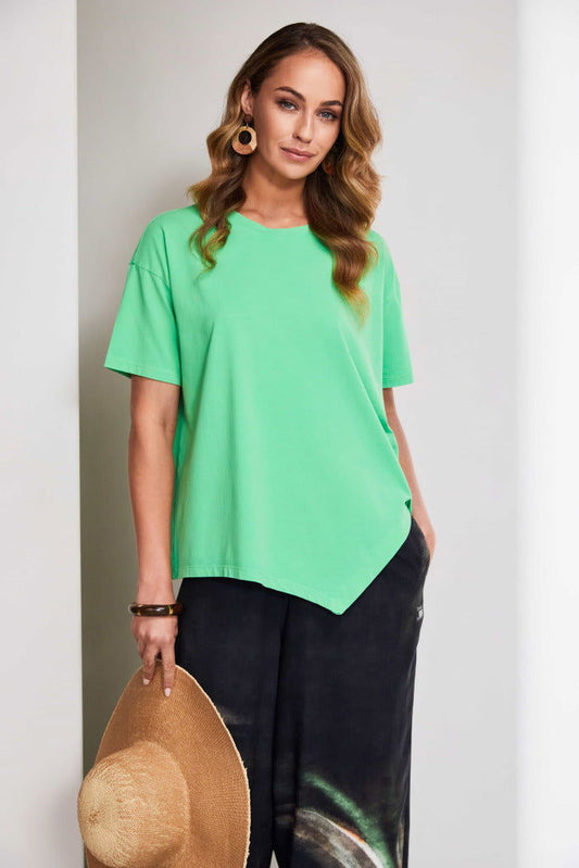 Naya Top Cut-Out Hem - My Sally West