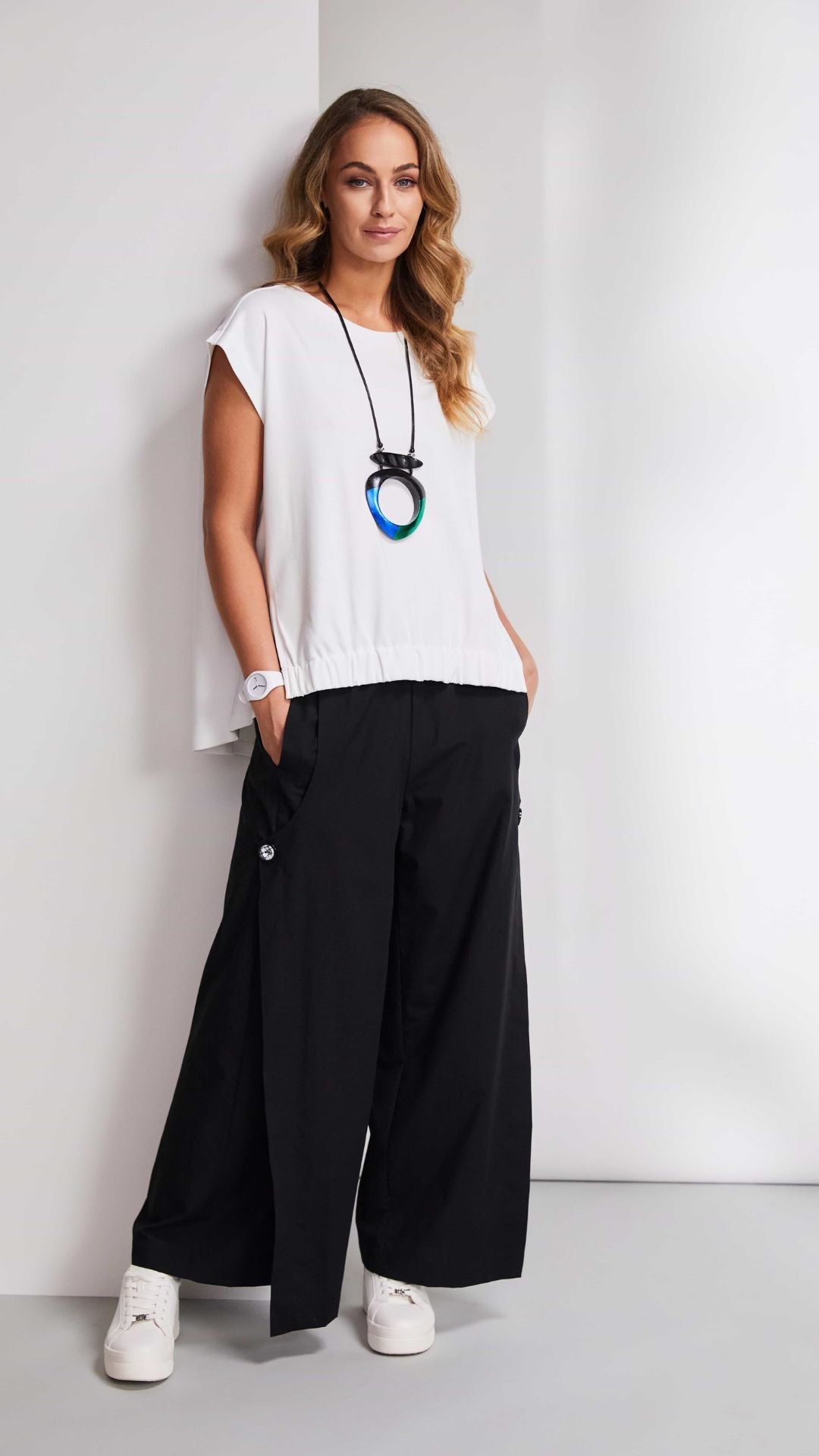 Naya Top Elastic Front Panel - My Sally West