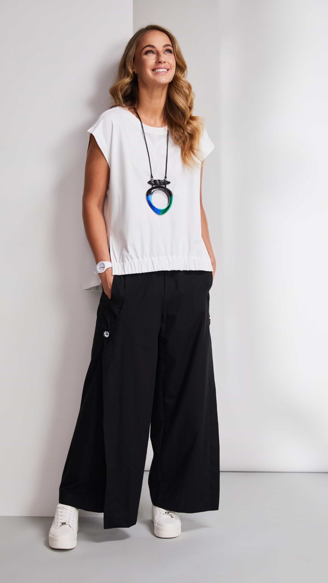 Naya Top Elastic Front Panel - My Sally West
