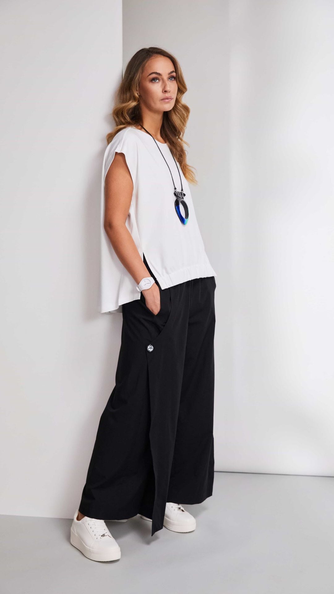 Naya Top Elastic Front Panel - My Sally West