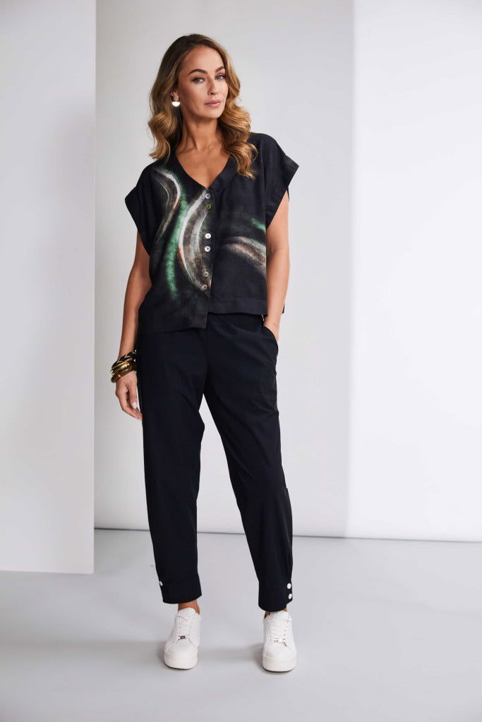 Naya Trouser Button Cuff - My Sally West
