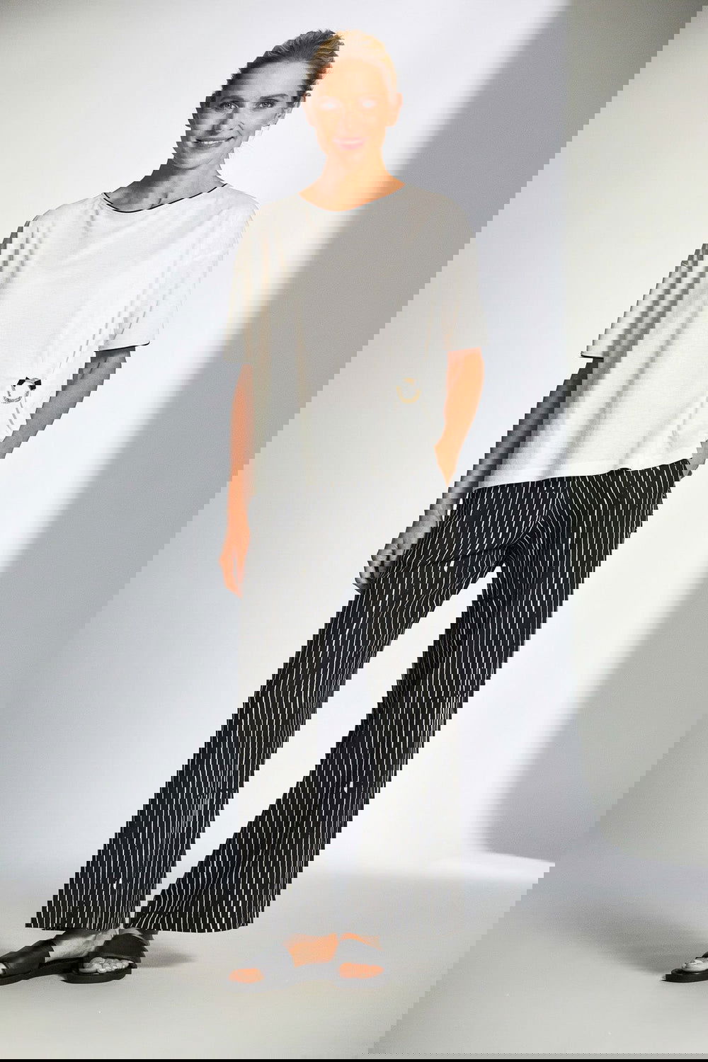 Peruzzi Broken Stripe Trouser - My Sally West