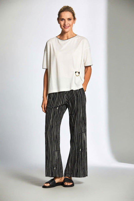 Peruzzi Broken Stripe Trouser - My Sally West