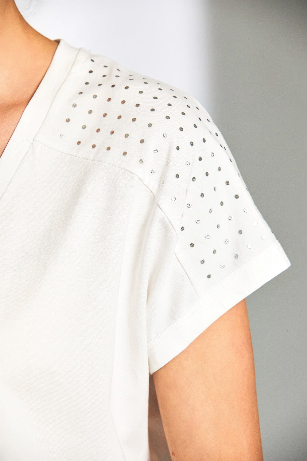 Peruzzi Metallic Dot Top - My Sally West
