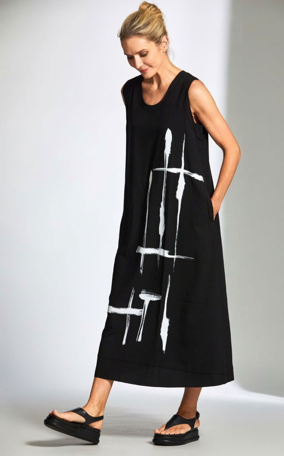 Peruzzi Placement Print Dress - My Sally West