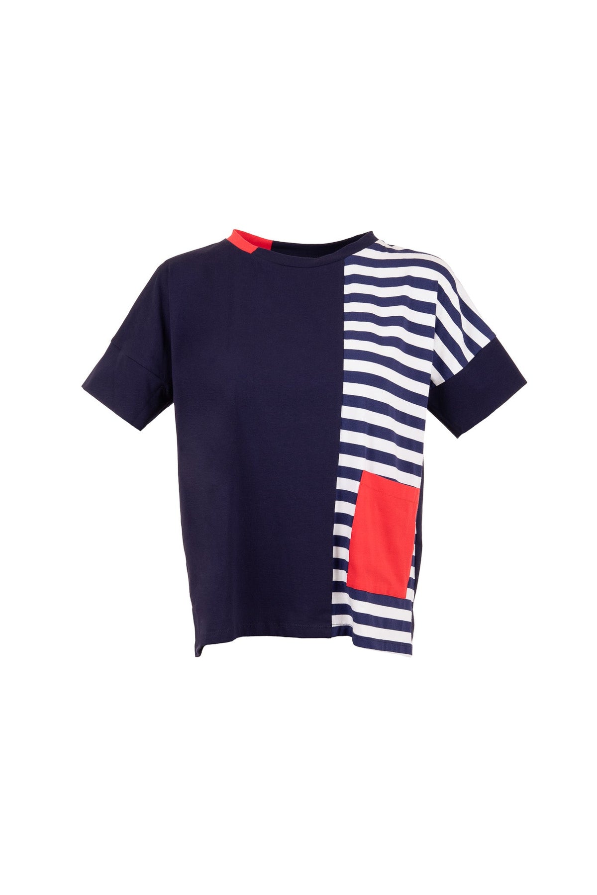 Peruzzi Stripe Panel Top - My Sally West
