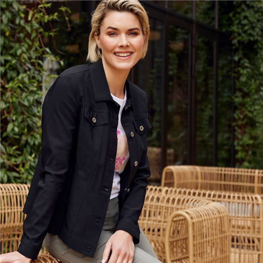 Robell Happy Jacket Navy - My Sally West