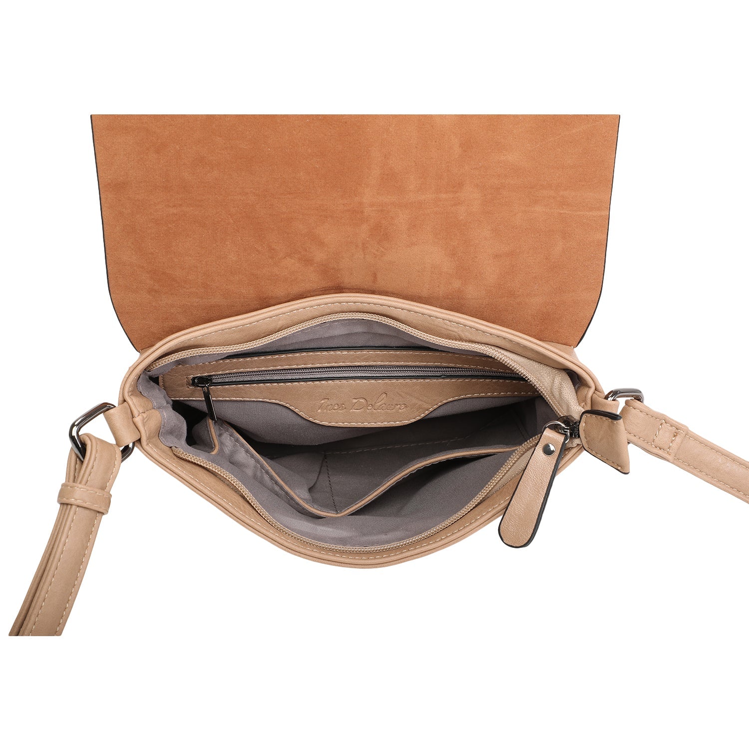 Sara Cross-Body Taupe - My Sally West