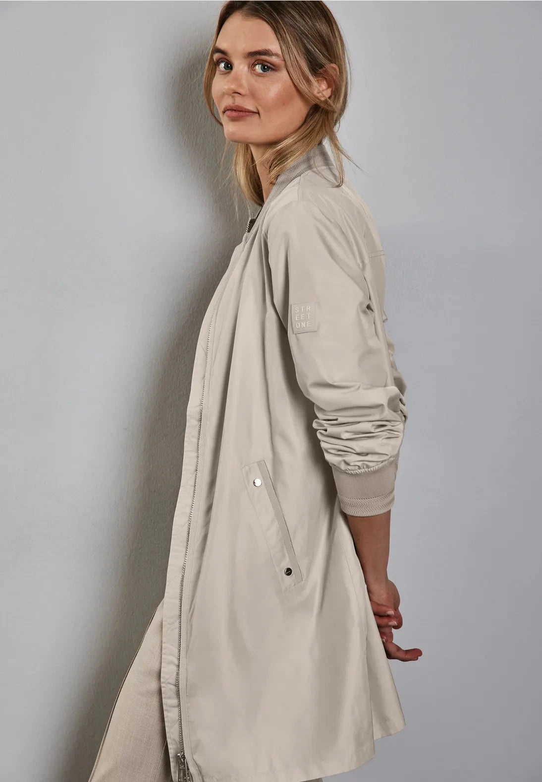 Street One Long Bomber Jacket - My Sally West