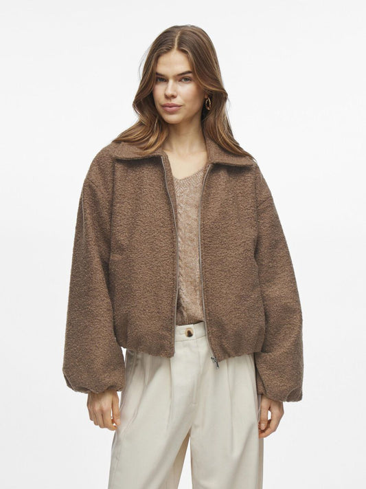 Vila Zip Bomber Jacket - My Sally West
