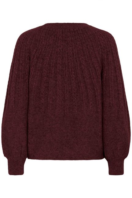 BY Magge Cable Jumper Wine