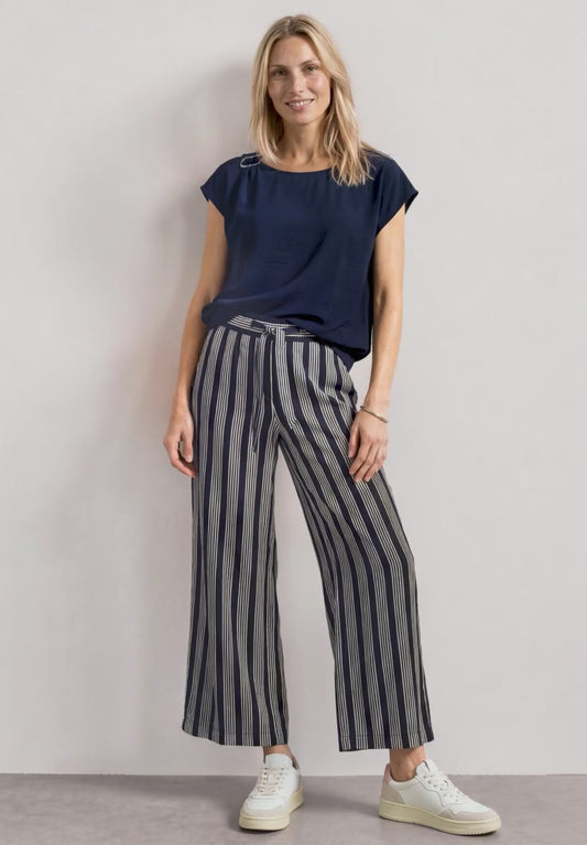 Street One Stripe Trousers 381357