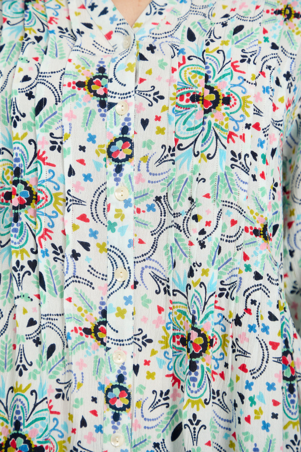 Mudflower Pintuck Shirt