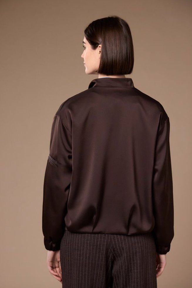 Peruzzi Satin Blouson Jacket W26104