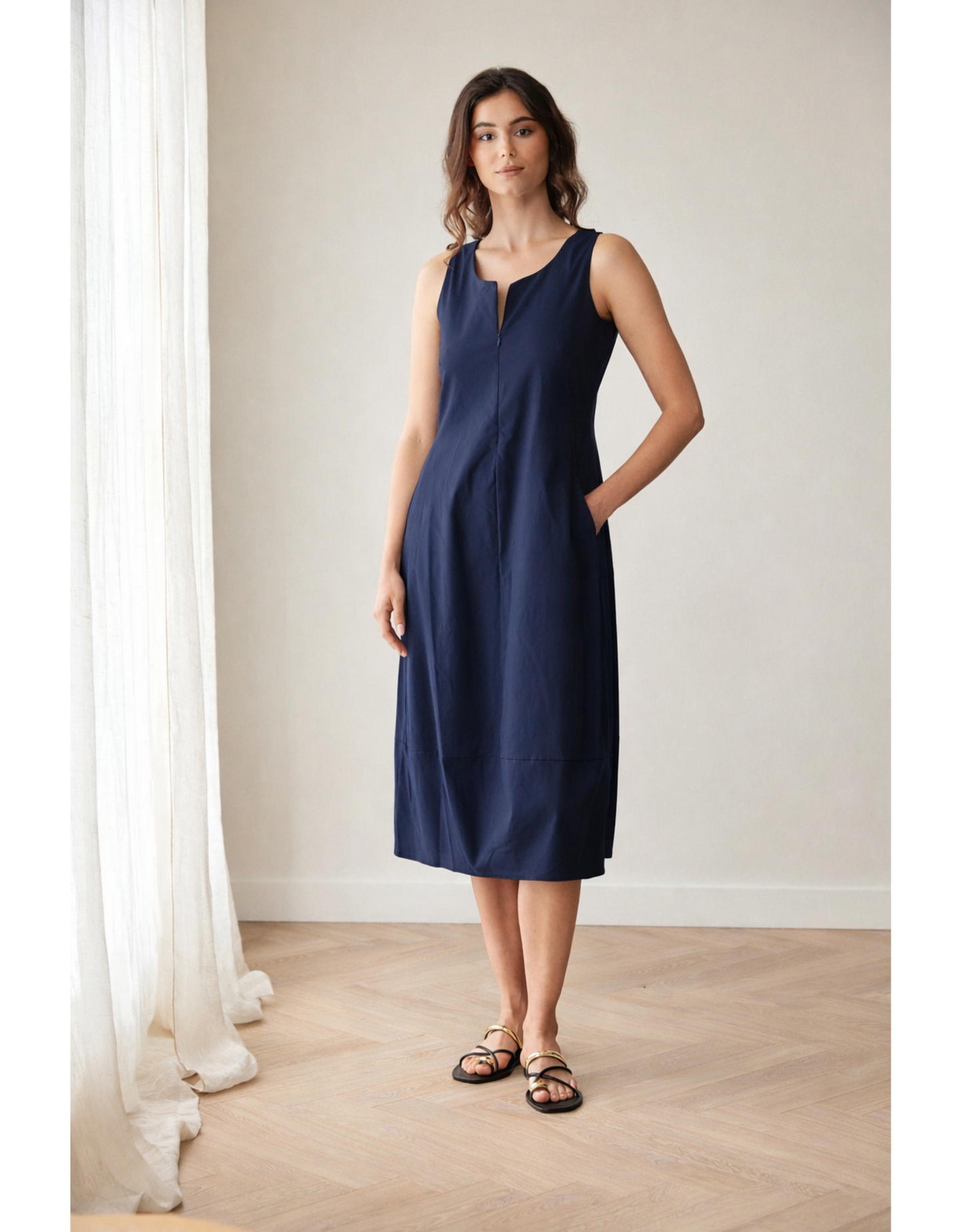 Peruzzi Tech Zip Dress S26509