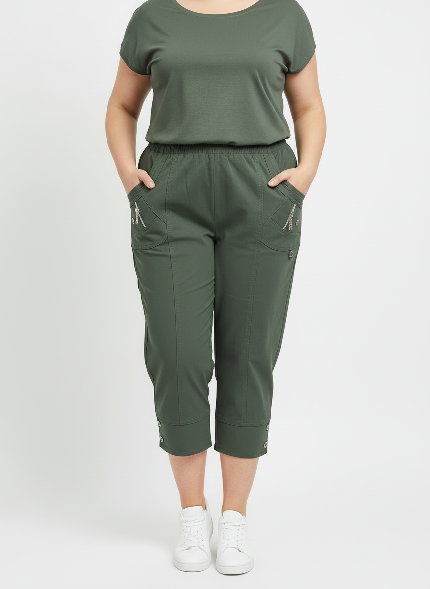 Edie Crop Trouser 82327  (8 colours)