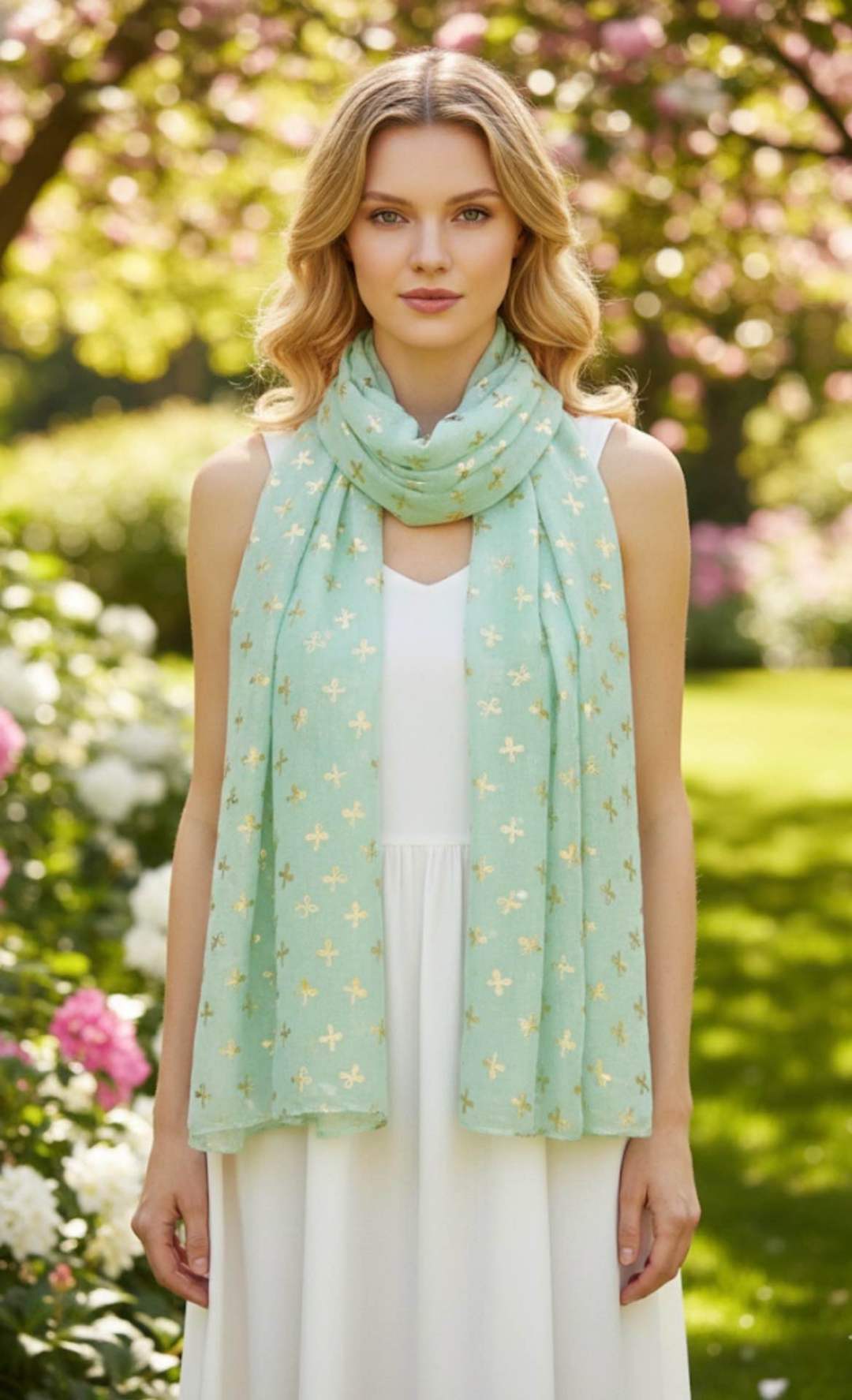 Bow Scarf F1604