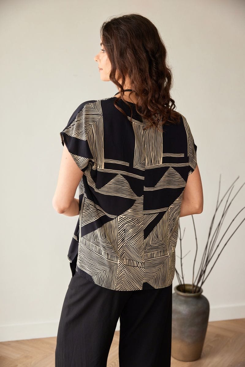 Peruzzi Geo Print Top S26518