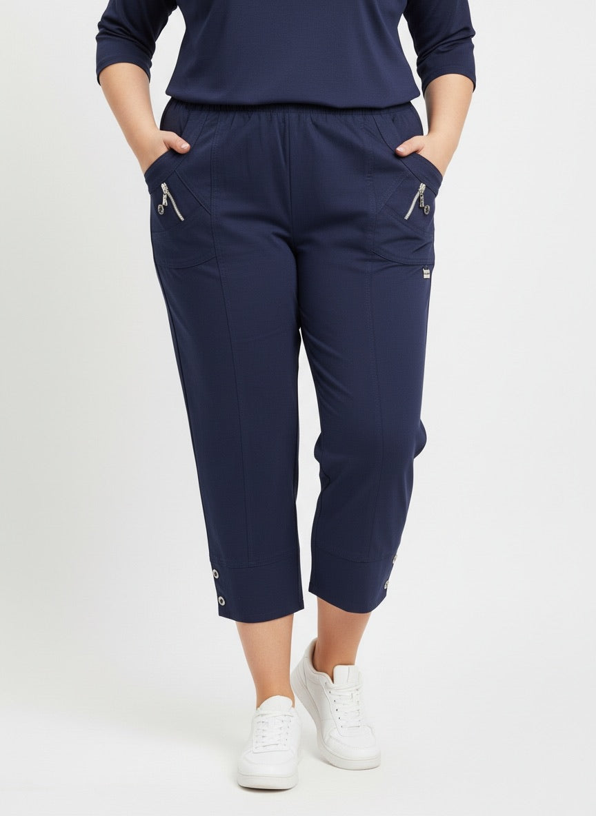 Edie Crop Trouser 82327  (8 colours)